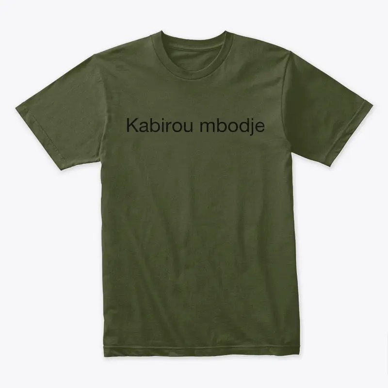 T-shirt homme kabirou mbodje 